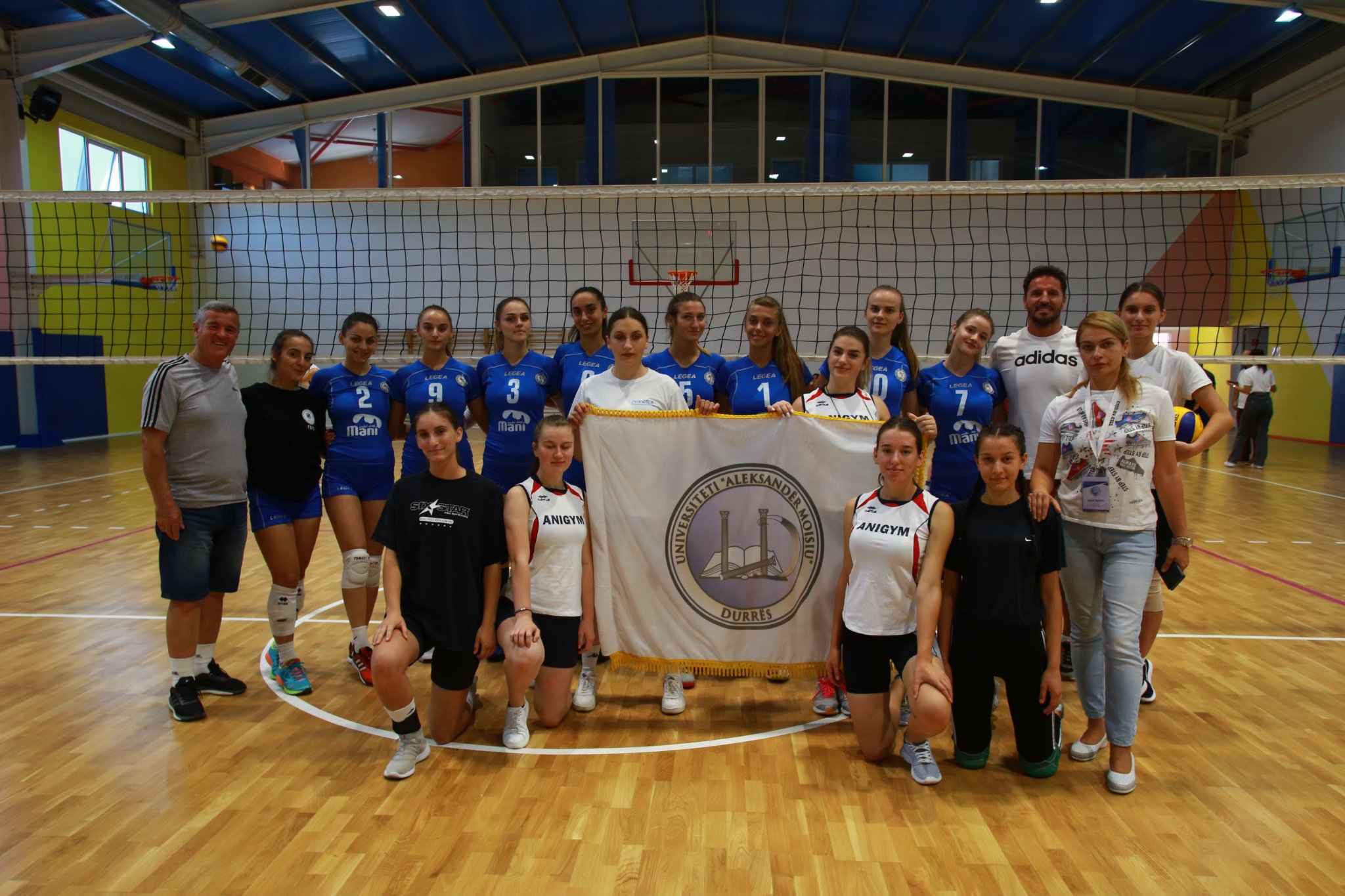 University volleyball team